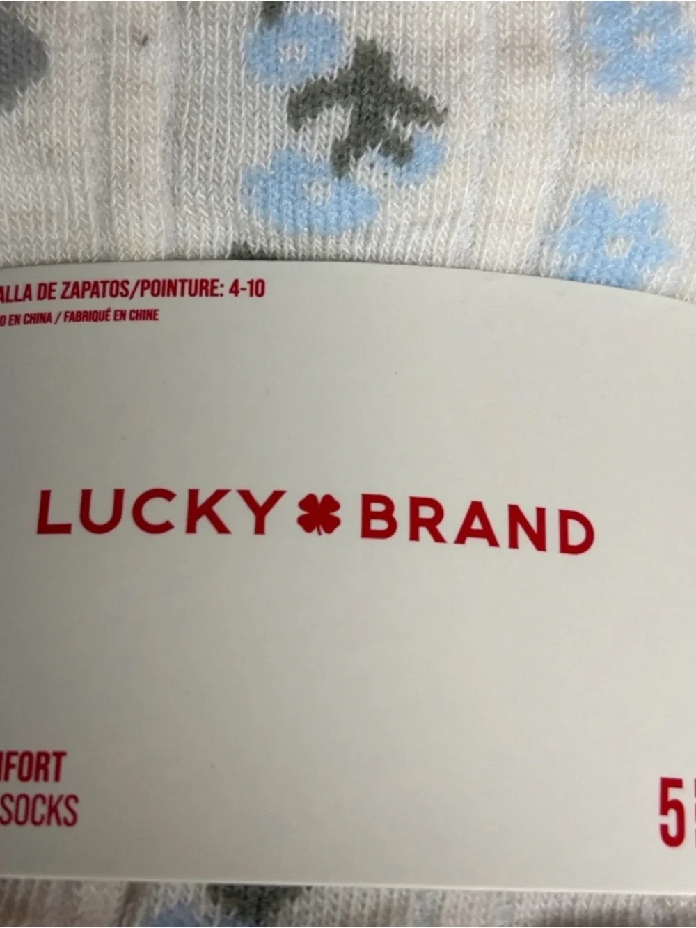 New Lucky Brand Socks Women’s 5 Pair Comfort Shortie Crew Activewear